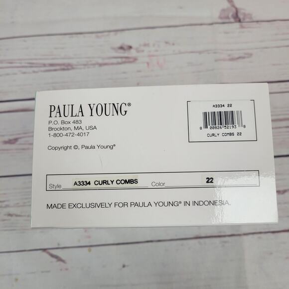 Paula Young A3334 Curly Comb Clip In Hair Piece Blonde - Picture 4 of 5